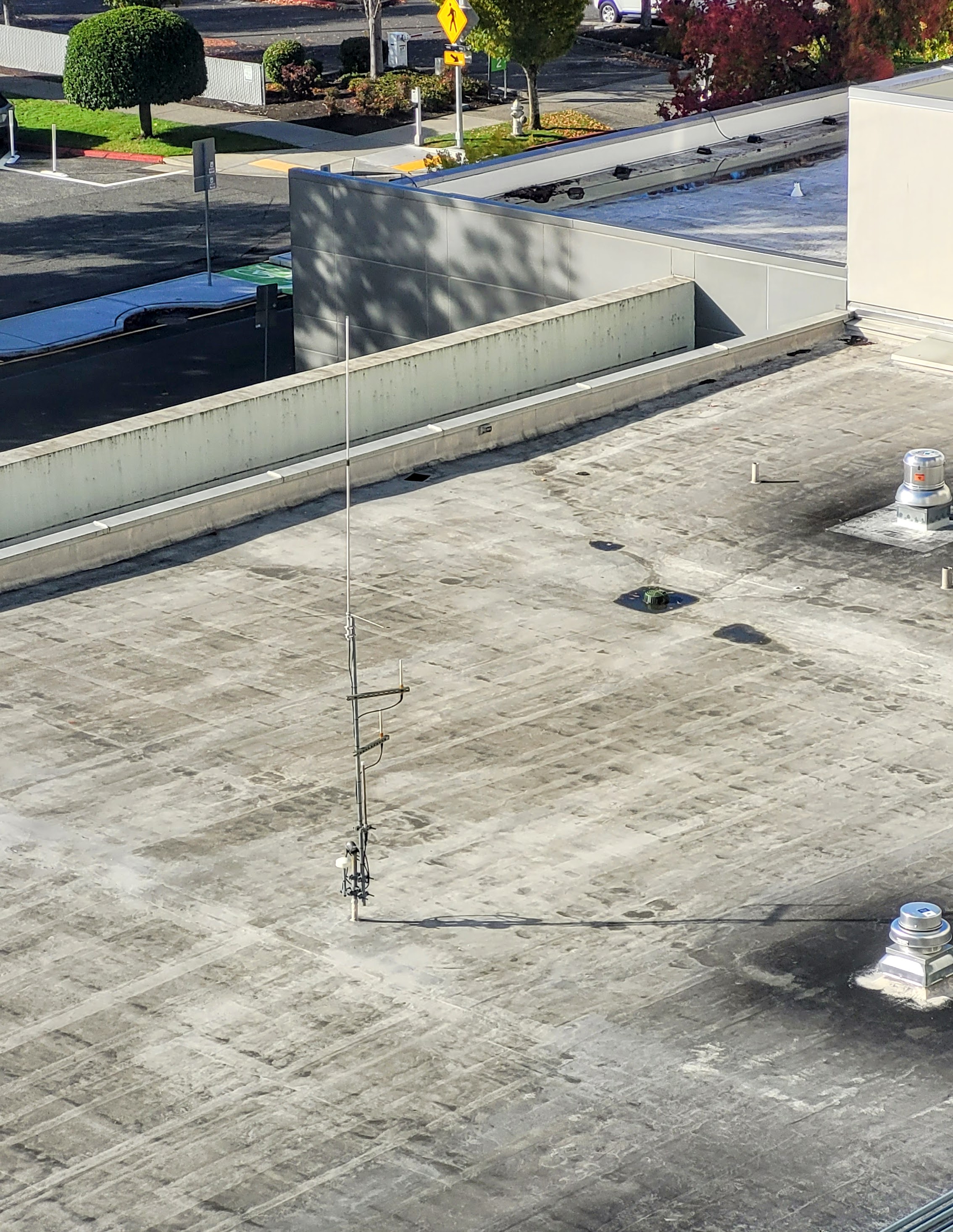 Seems like a strange place for an antenna