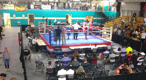 Fight night at Tony Rosa Community Center, 2021