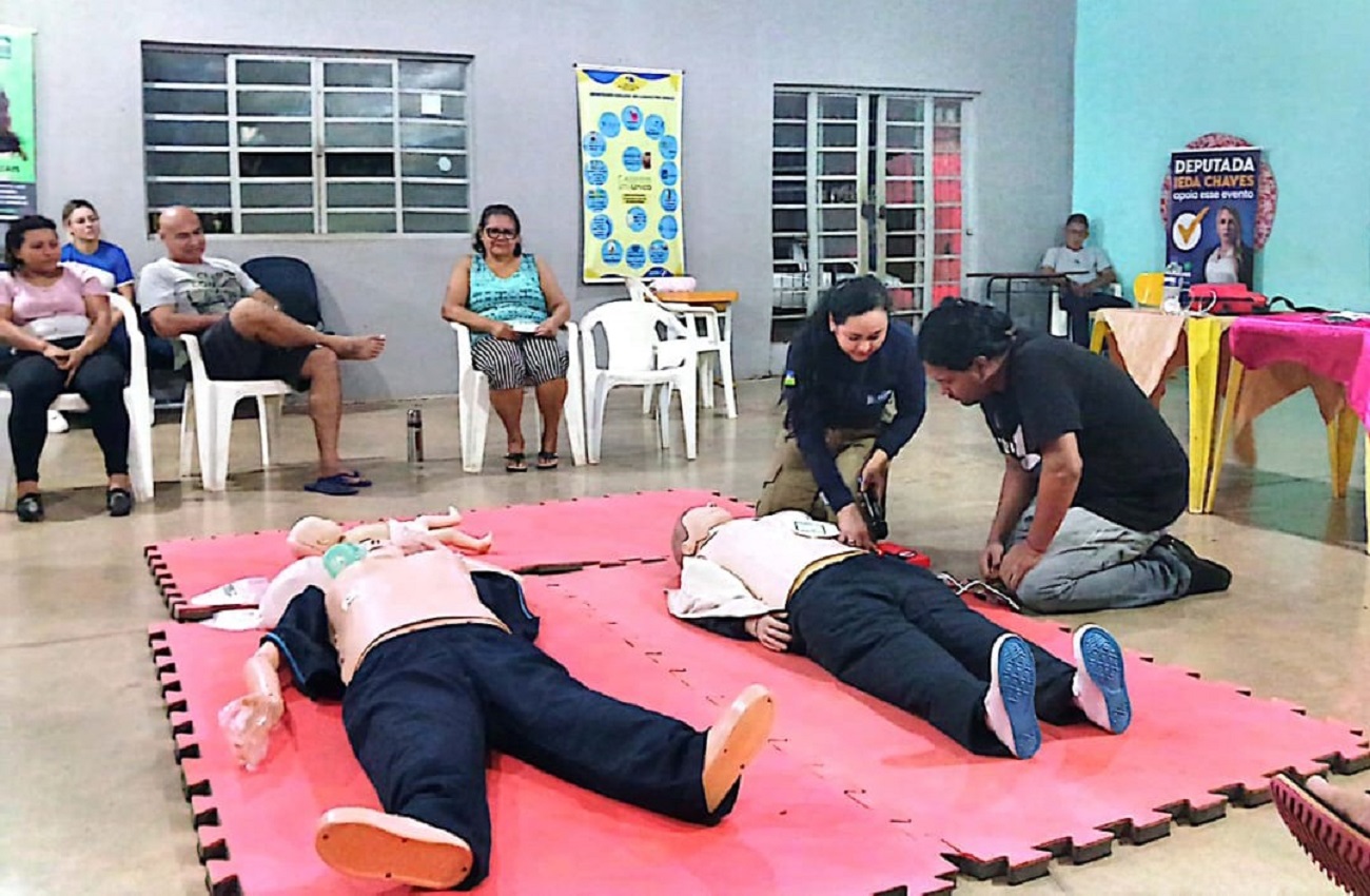 Ieda Chaves incentiva formação cidadã com curso de Primeiros Socorros no Cristal da Calama