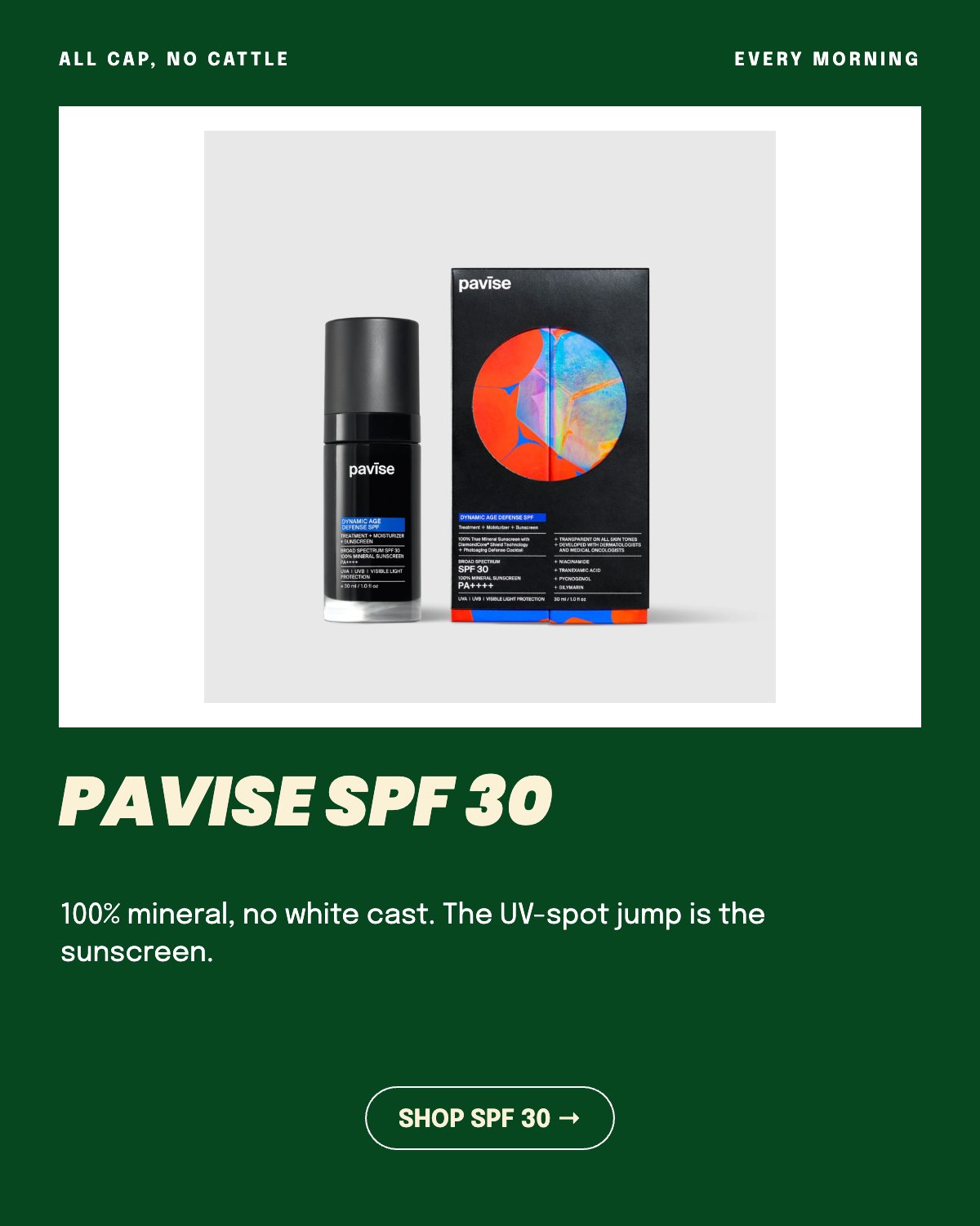 Pavise Dynamic Age Defense SPF 30