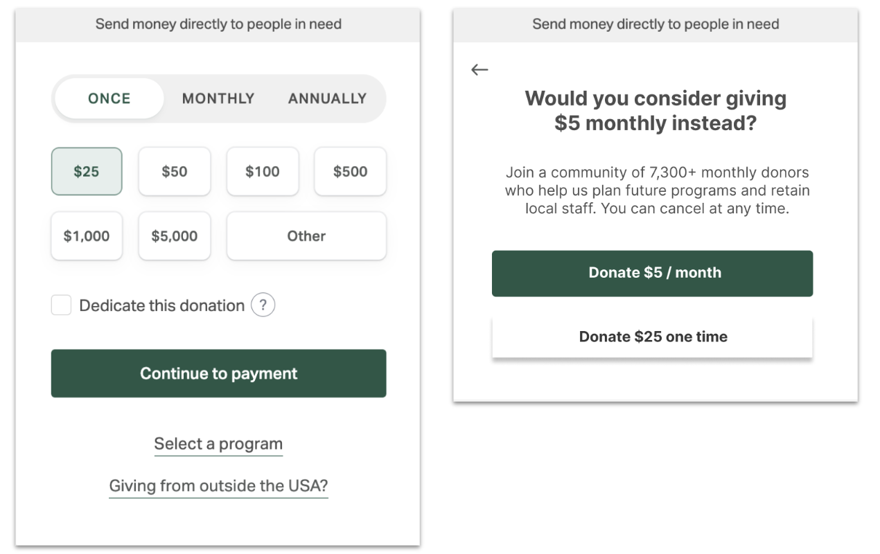 Image from How GiveDirectly increased donations by over $3 million/year through