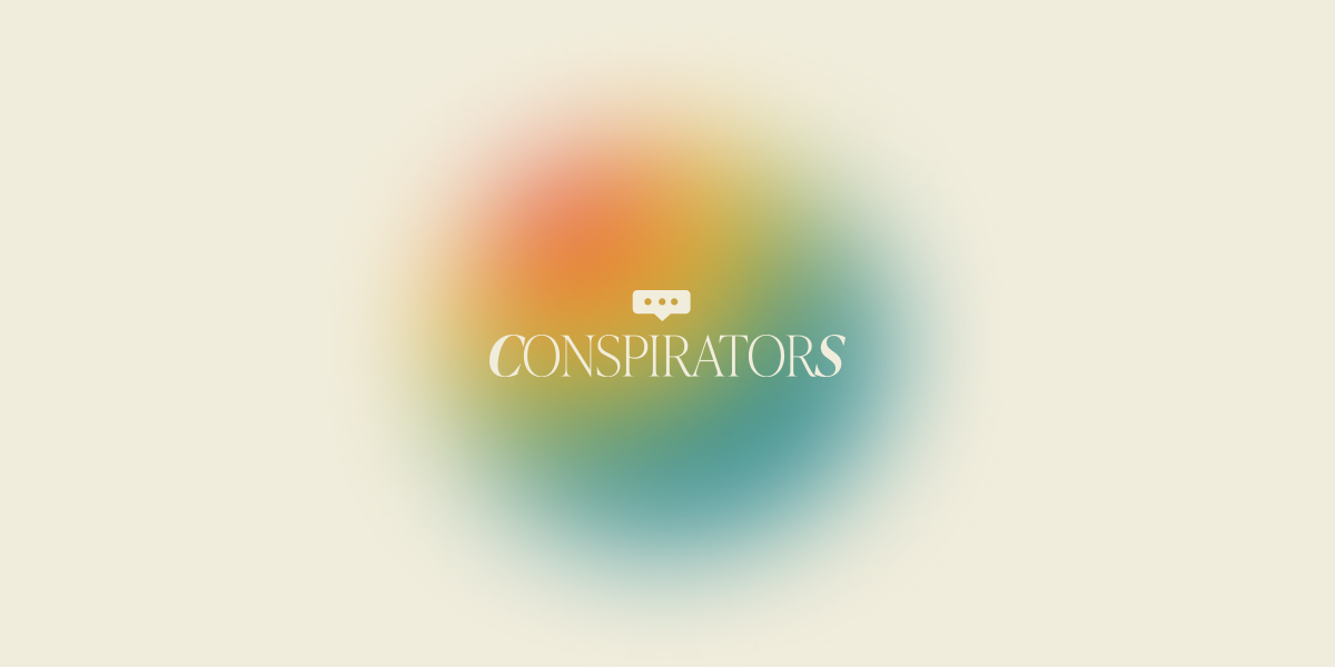 Substack banner for @conspirators