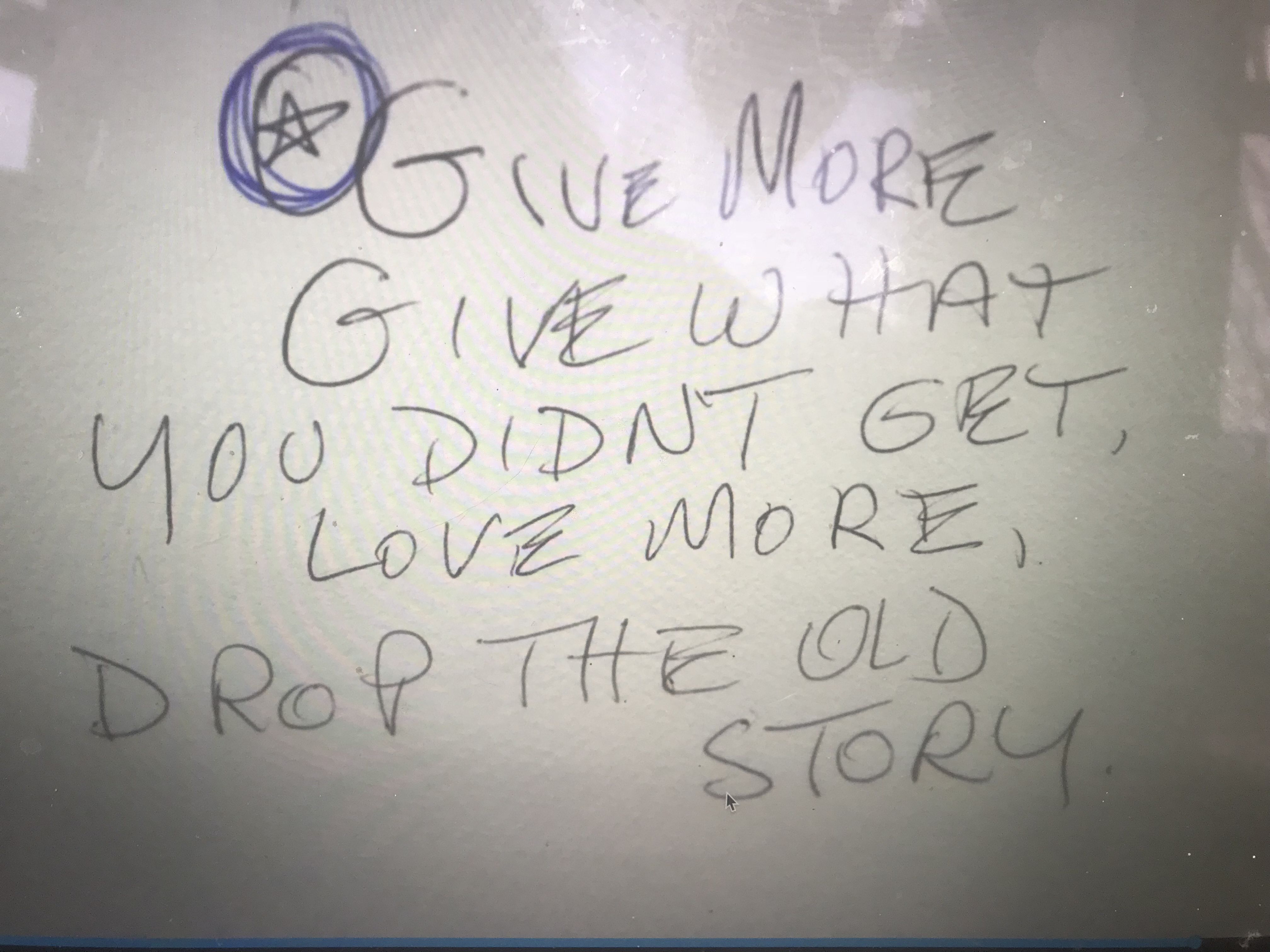 Give More, Give What You Didn't Get