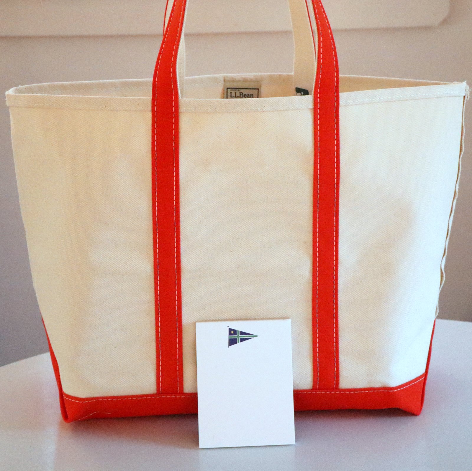 L.L.Bean BOAT AND TOTE LARGE 茶 シーズンカラー A New L.L. Bean 