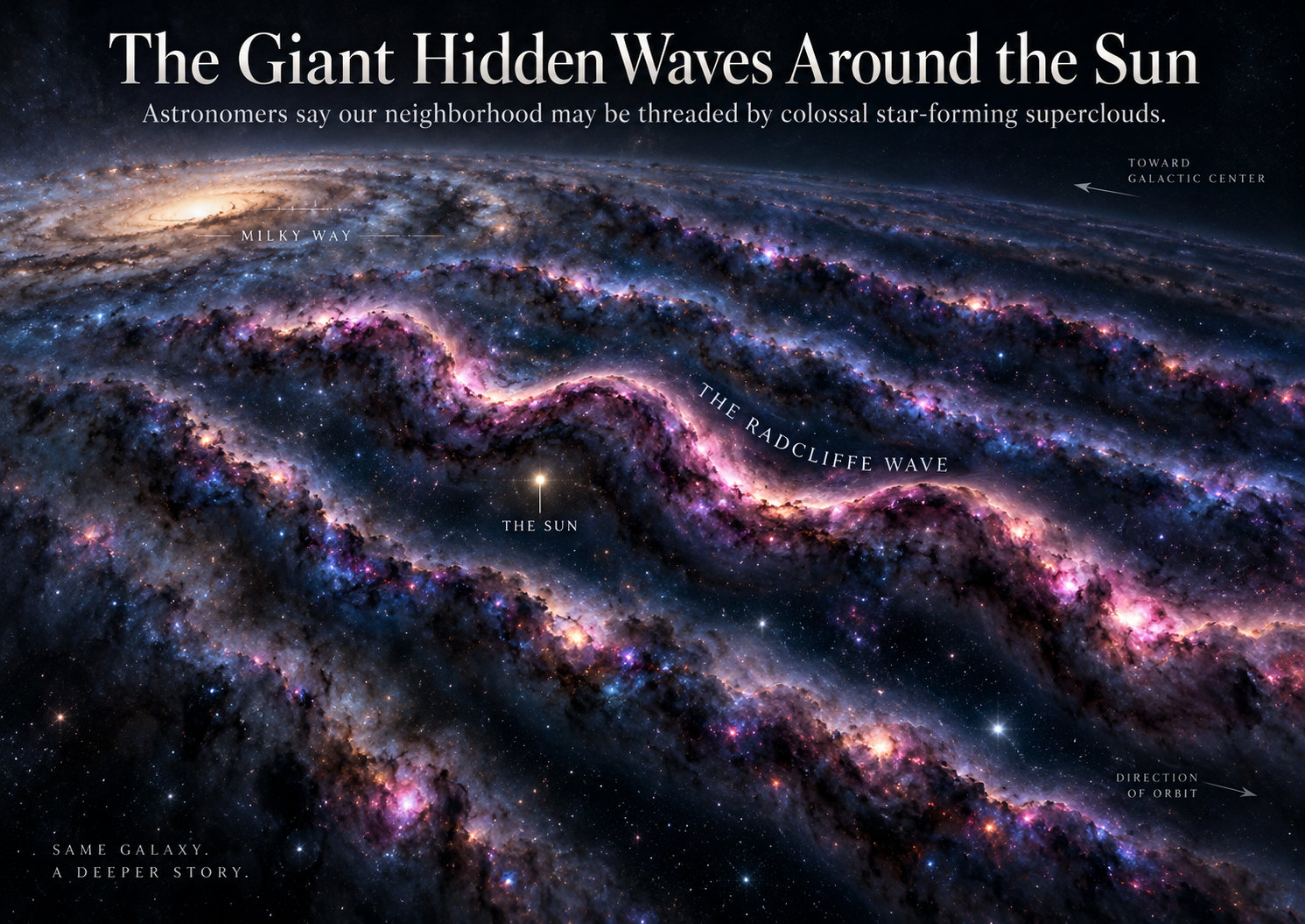 Something Is Making the Milky Way Ripple Around the Sun