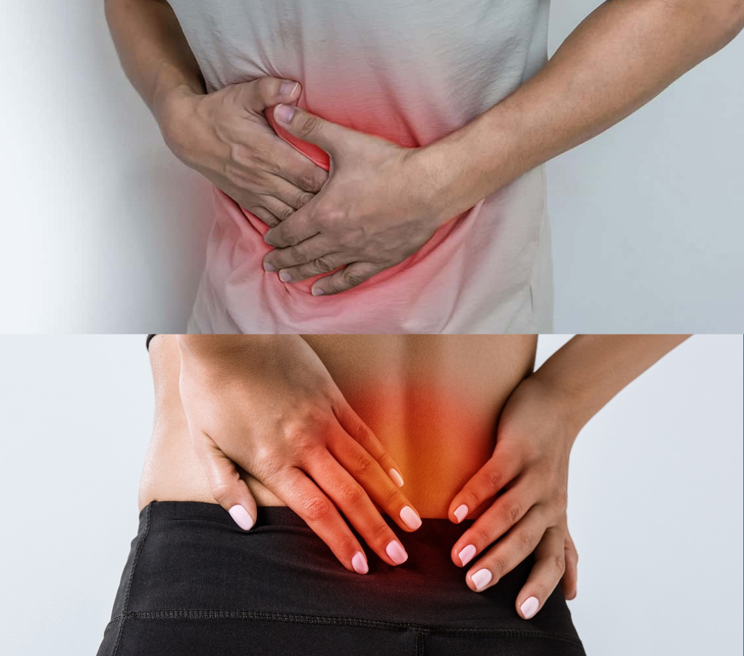 Dor nas costas e barriga: 8 causas e o que fazer