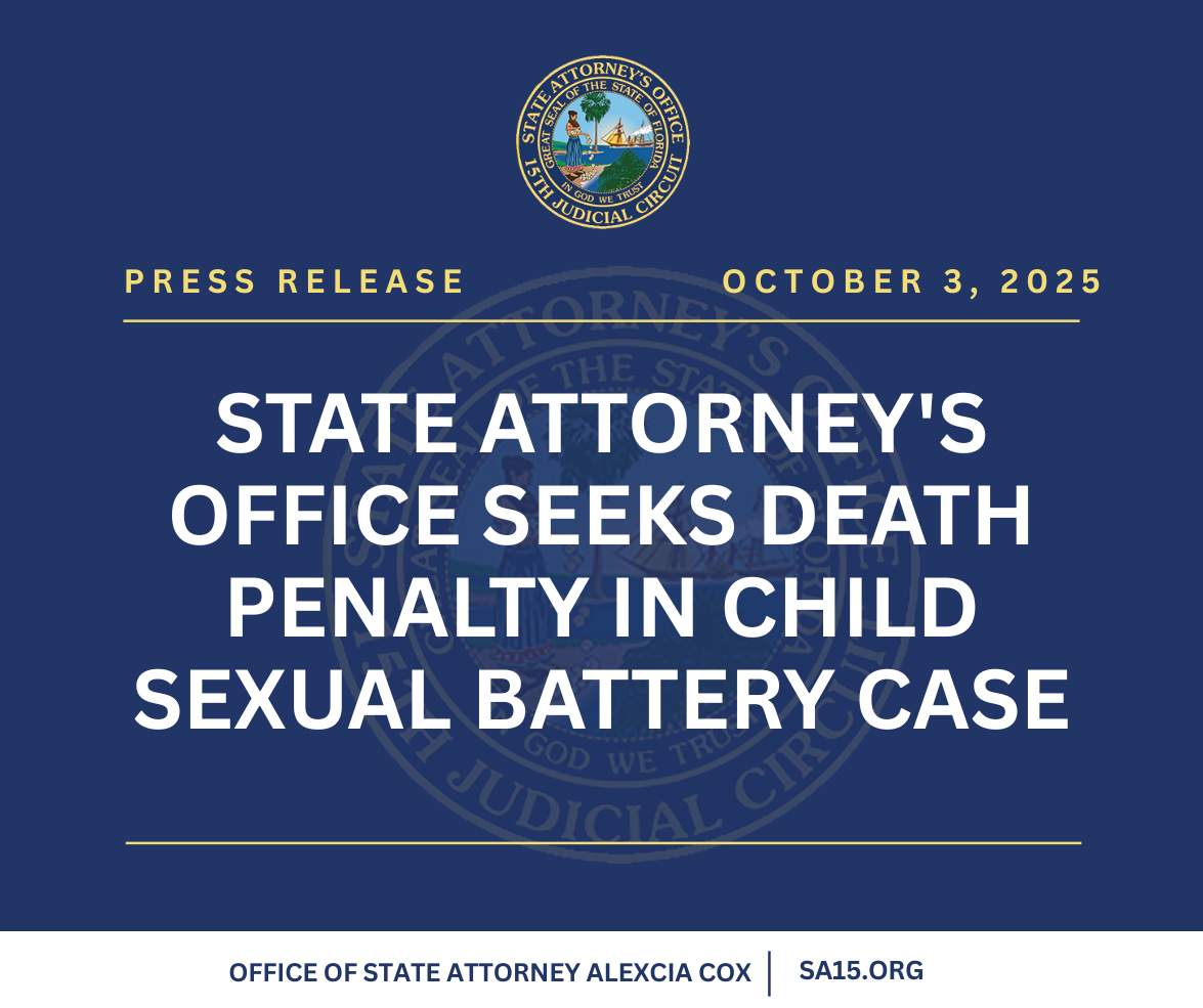 Palm Beach County: Prosecutors seek death in child sex abuse case
