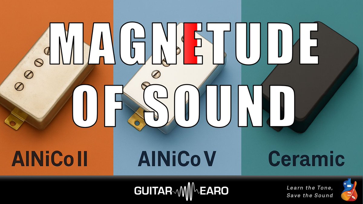 Pickup Magnets: AlNiCo II, AlNiCo V, and Ceramic Explained