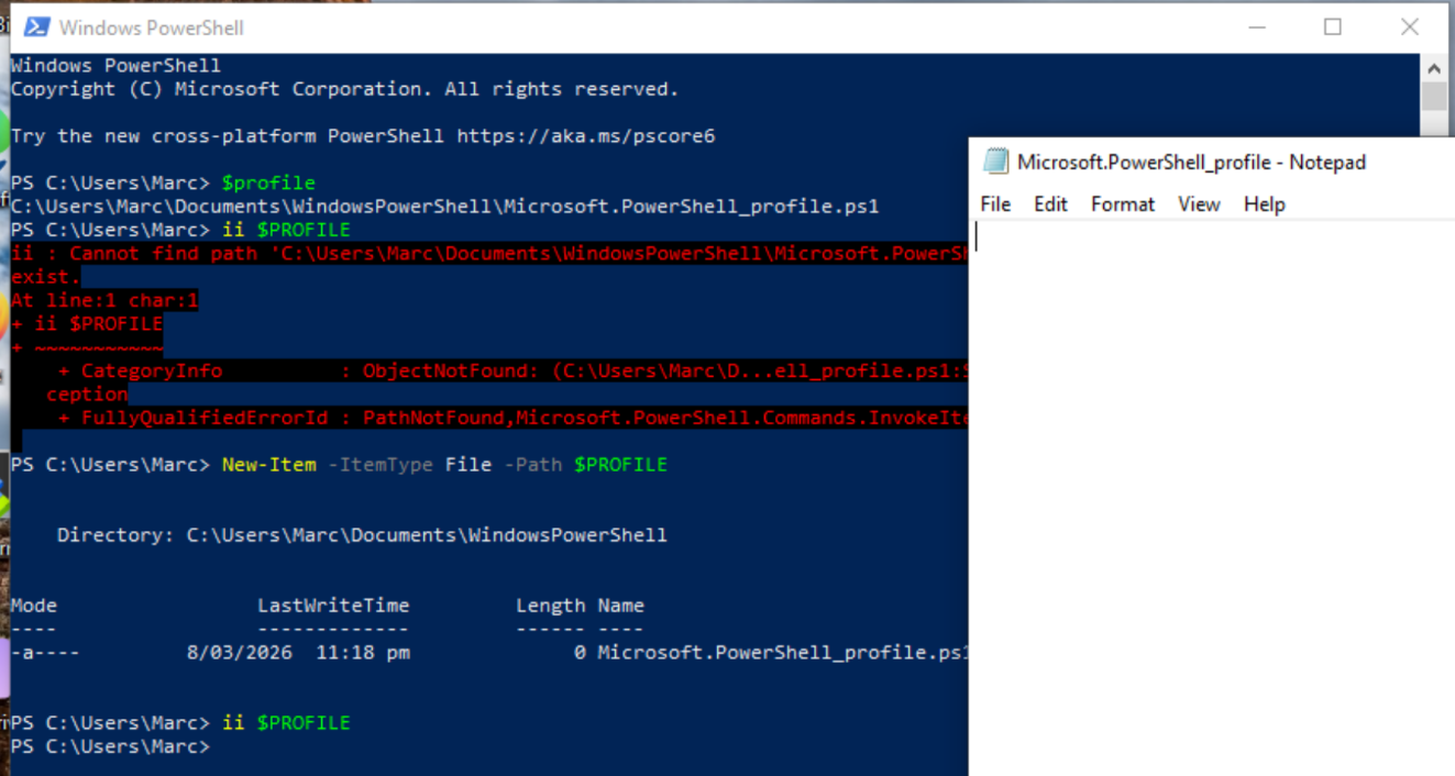 Configuring your PowerShell profile - by Marc Stone