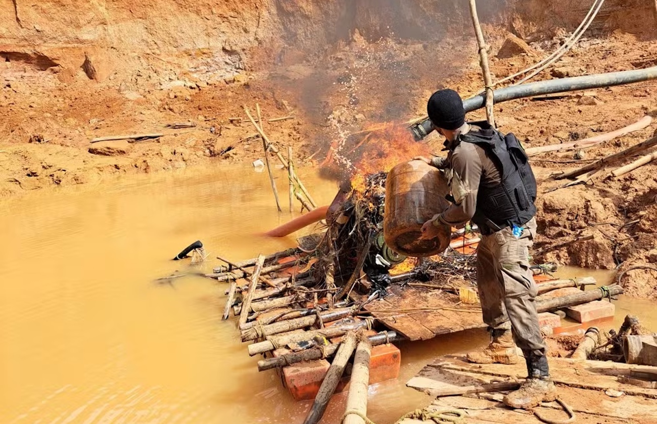 Forças de segurança intensificam combate ao garimpo ilegal em Rondônia com prejuízo milionário ao crime