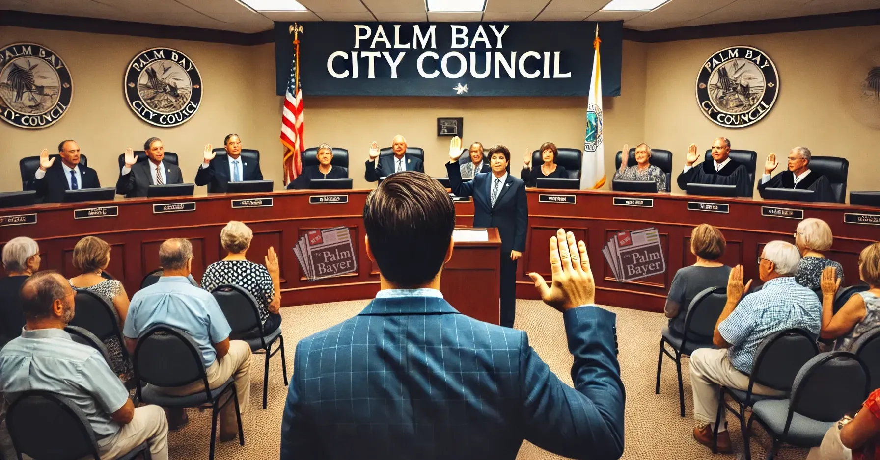 Image for article: Palm Bay Election Results Certification and New Council Members Sworn In