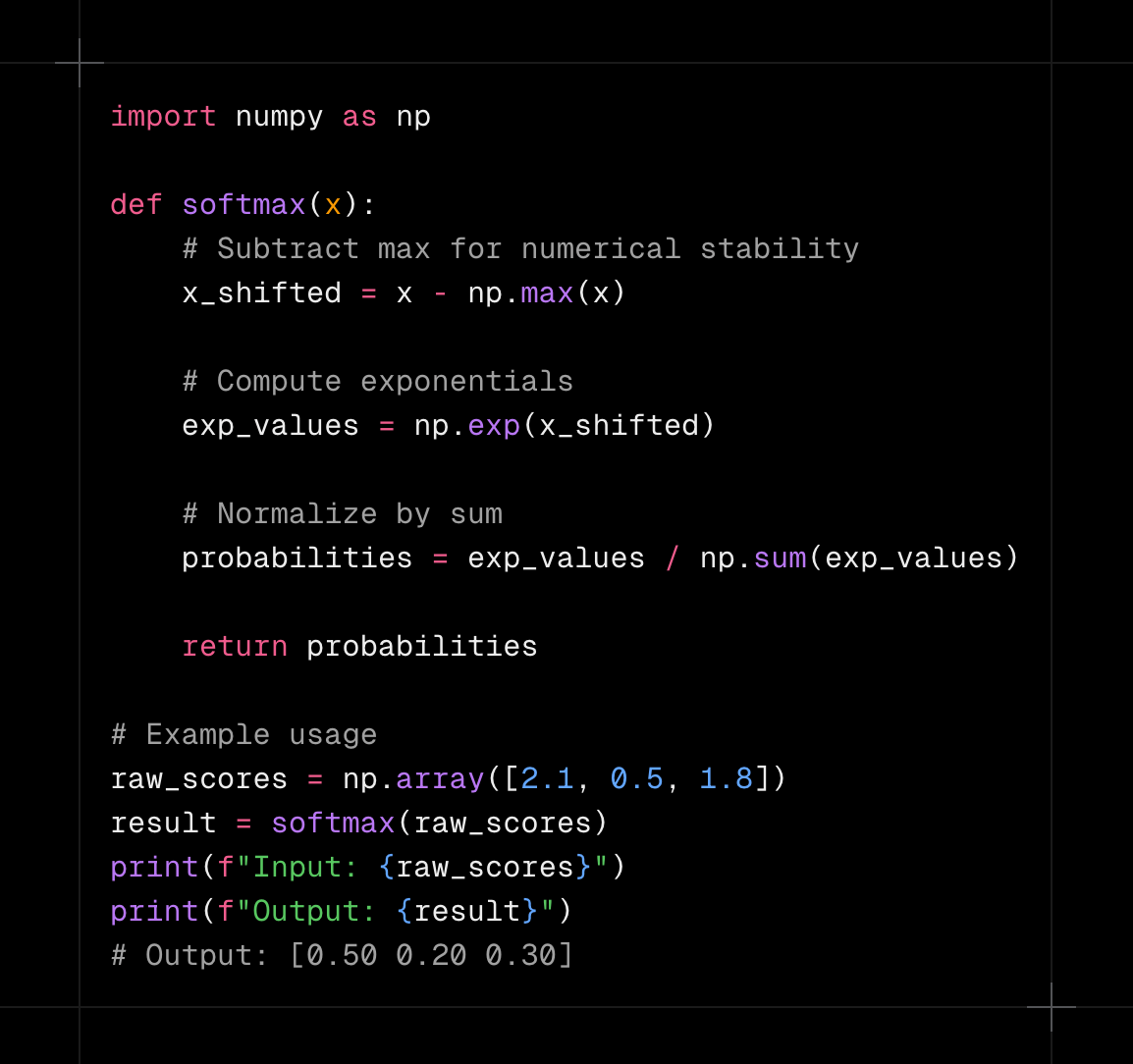 The Softmax Function in Neural Network Attention