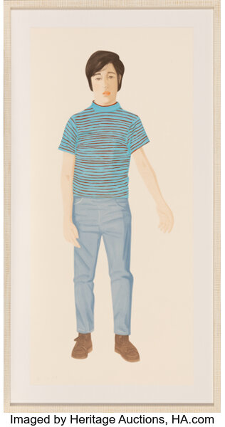 Alex Katz, The Striped Shirt