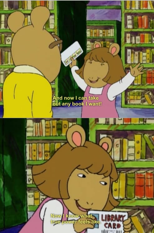 Having fun isn't hard when you've got a library card - Imgur