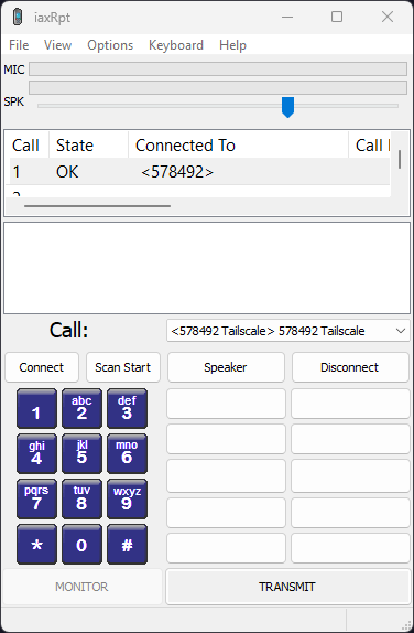 Successfully connected to 578492 via Tailscale