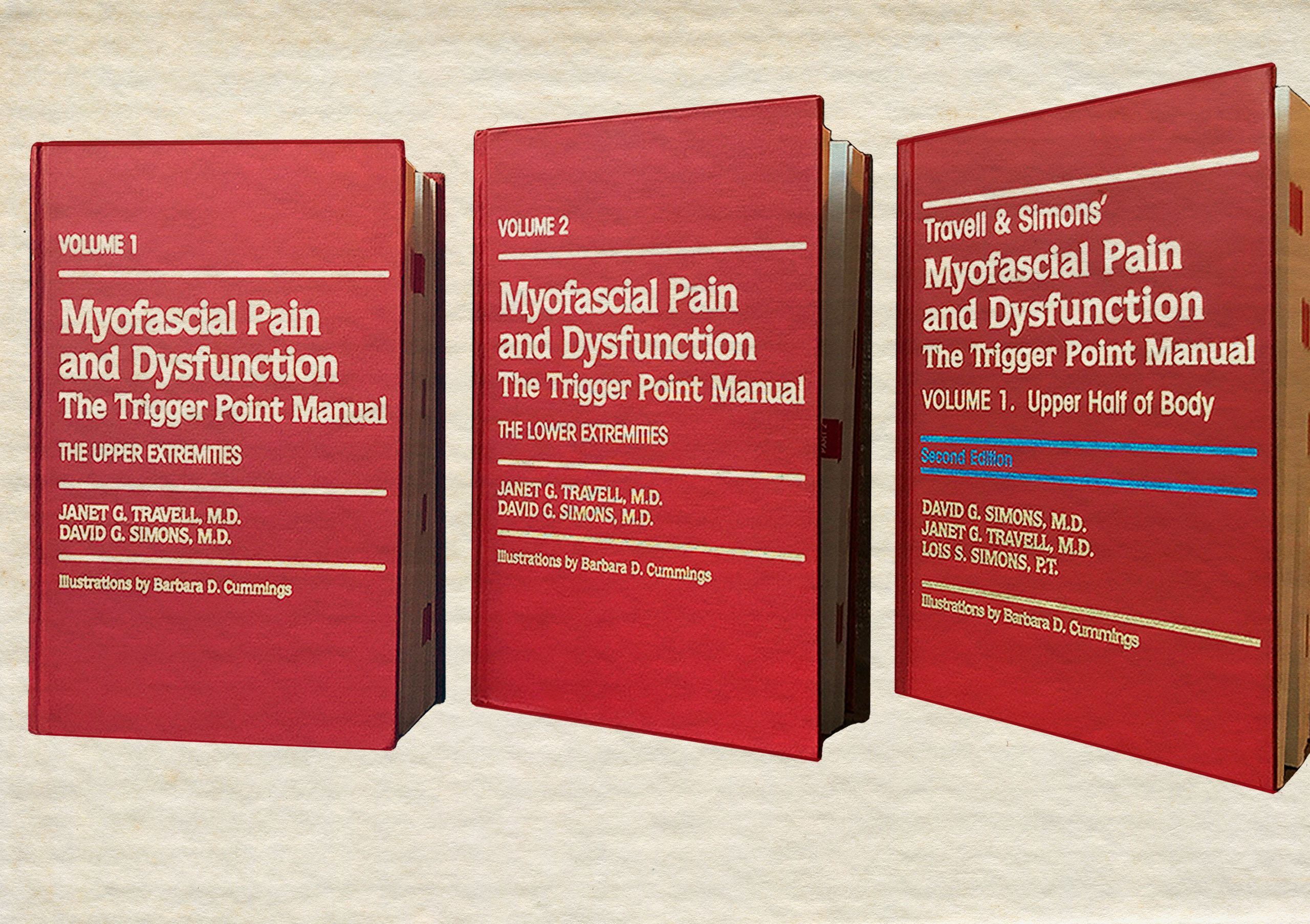 How to find the Travell & Simons' Trigger Point Manuals, editions 1, 2 & 3
