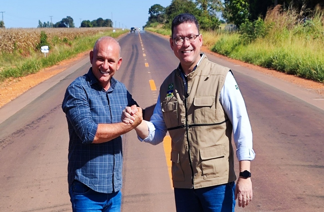 Rodovia do Boi recebe 84 km de pavimentação e entra para a história como maior obra viária do Governo de Rondônia