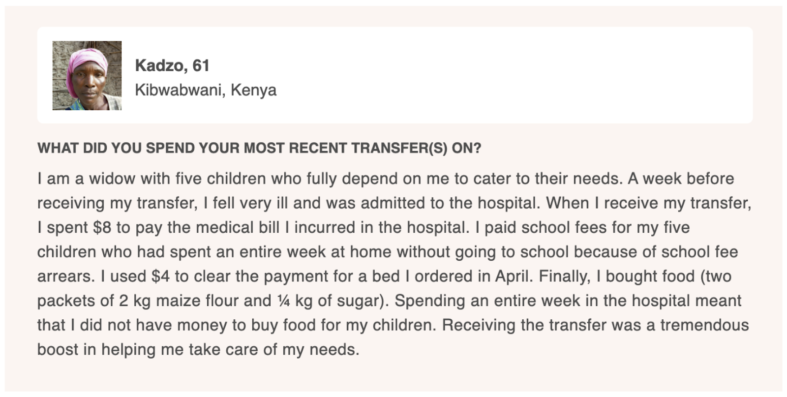 Image from How GiveDirectly increased donations by over $3 million/year through