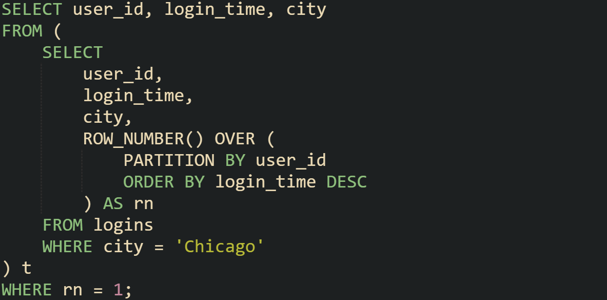 How to Select the Latest Record Per Group in SQL