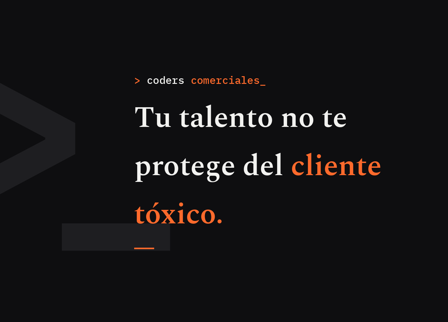 Tu talento no te protege del cliente tóxico.