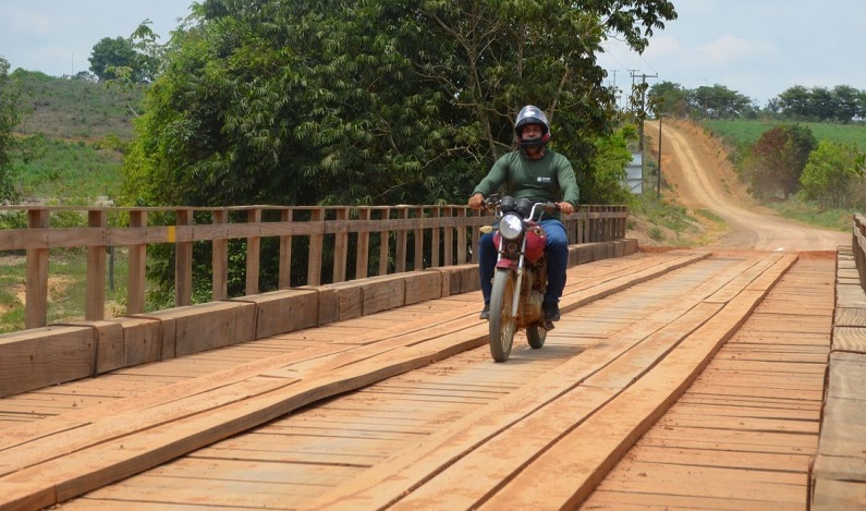 Atuação de Ezequiel Neiva garante nova ponte para Linha LJ-04 em Machadinho do Oeste