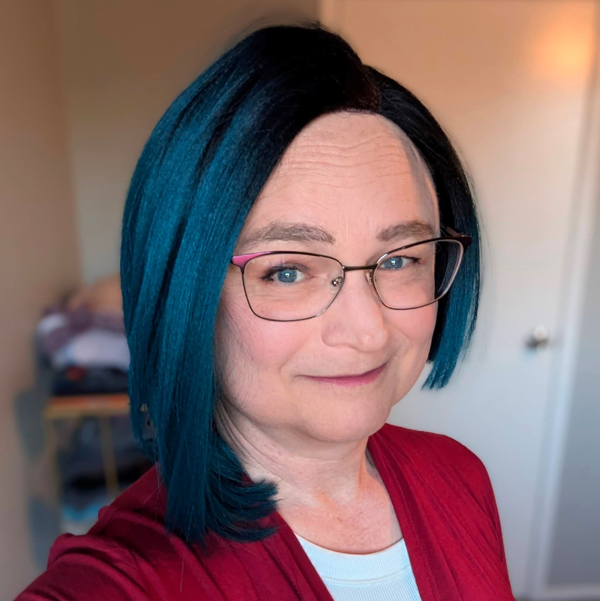 Peeling the Onion - by Doc Impossible - Stained Glass Woman