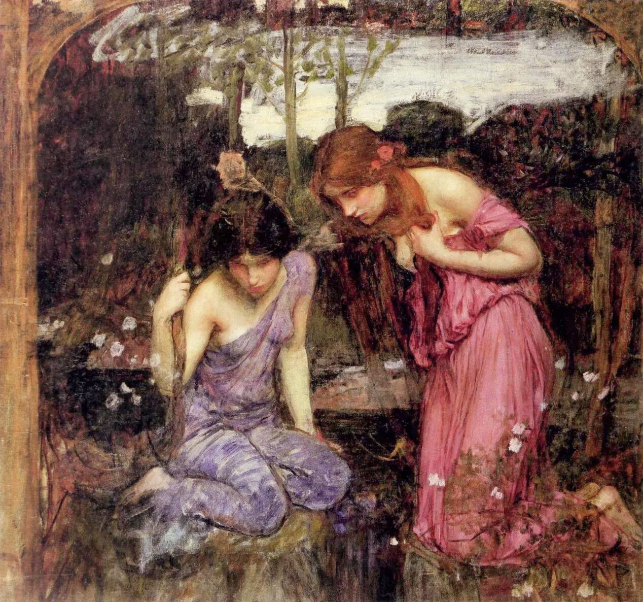 洋書 WATERHOUSE John William Waterhouse File:John William Waterhouse, The Sorceress.png - Wikimedia