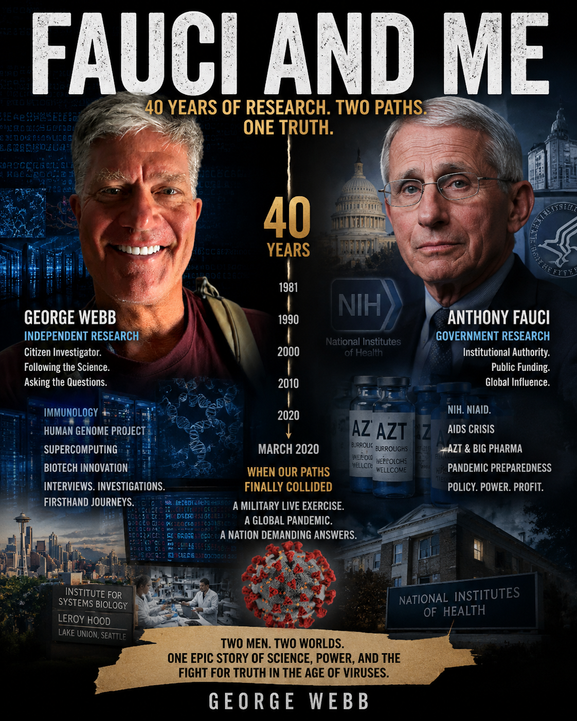 New George Webb Book - Fauci And Me
