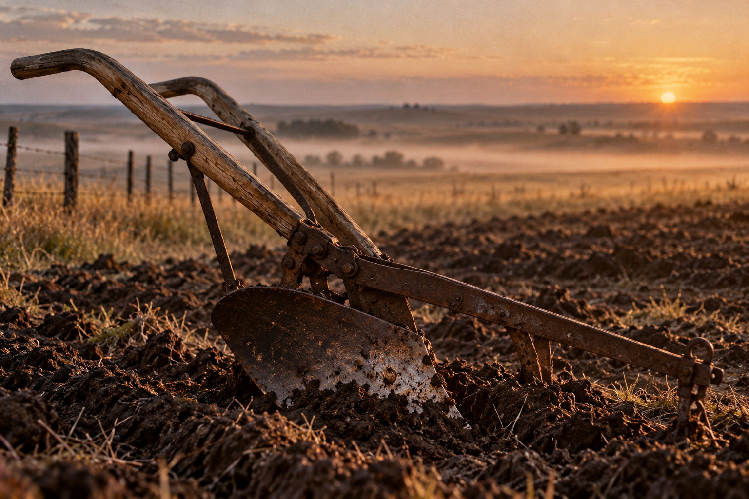 The Plow and the Map