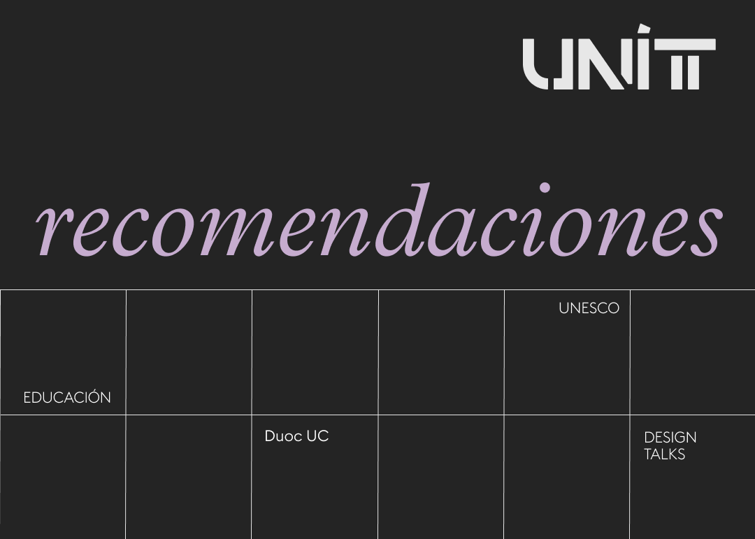 Recomendaciones Unit | Educación
