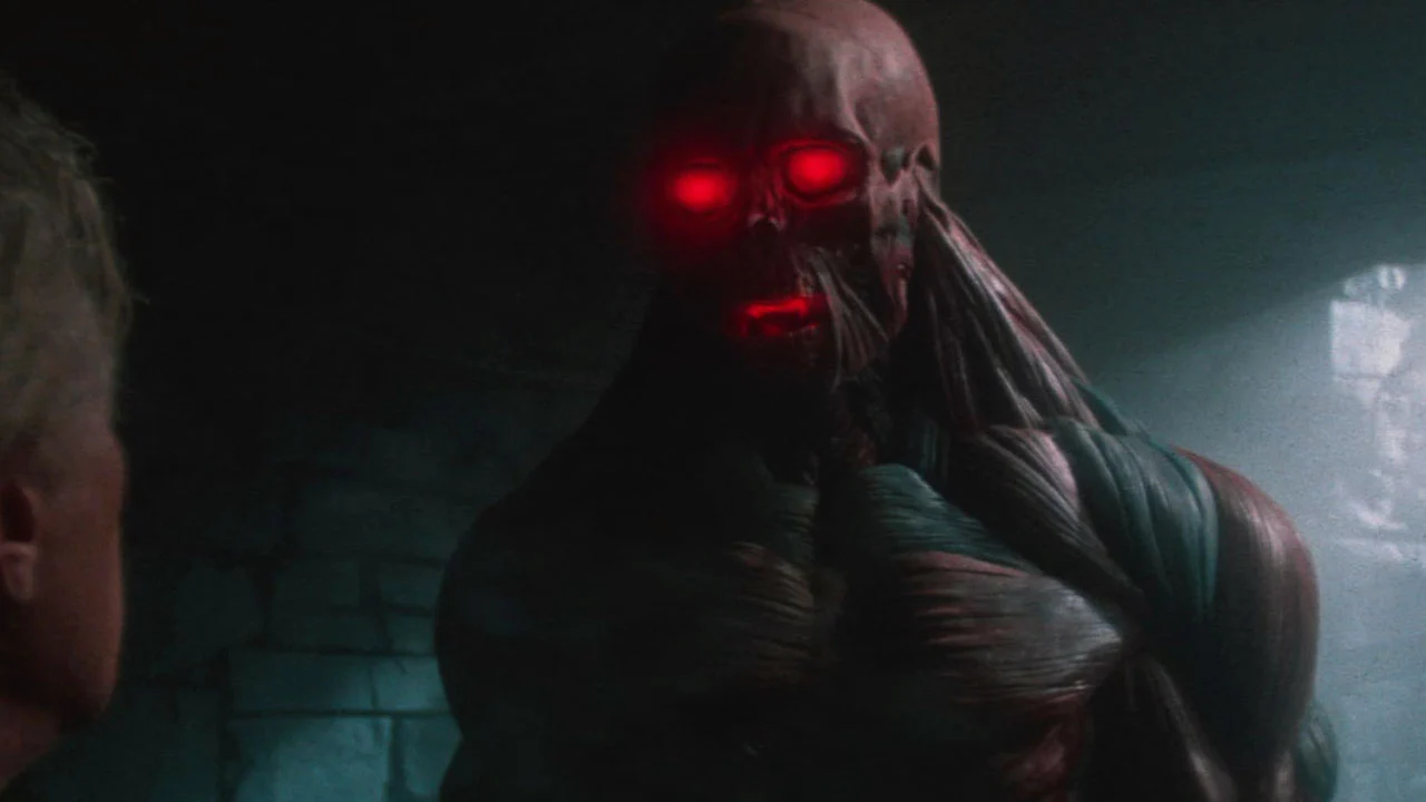 A still from Michael mann's 1983 horror film The Keep.