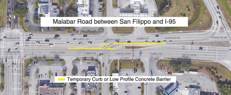 Image for article: Proposed Temporary Left-Turn Closures on Malabar Road