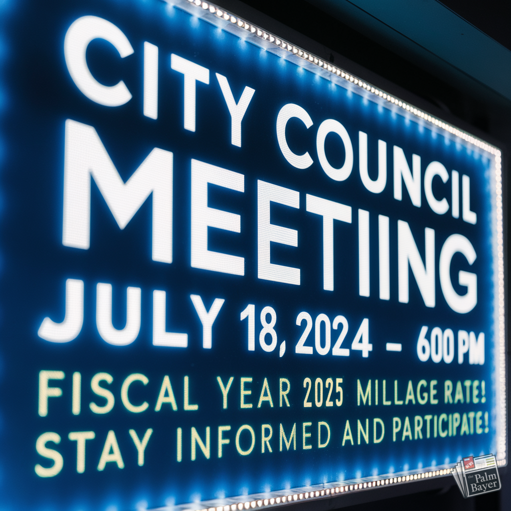 Image for article: Insights into the Palm Bay City Council Meeting: July 18, 2024