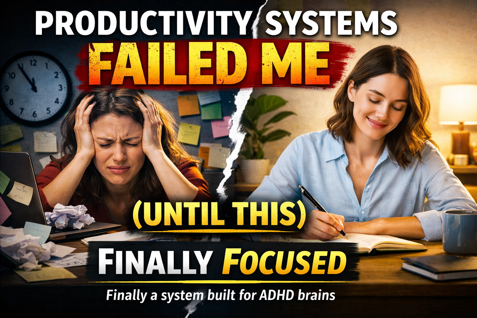 Why Productivity Systems Keep Failing You (If You Have ADHD)
