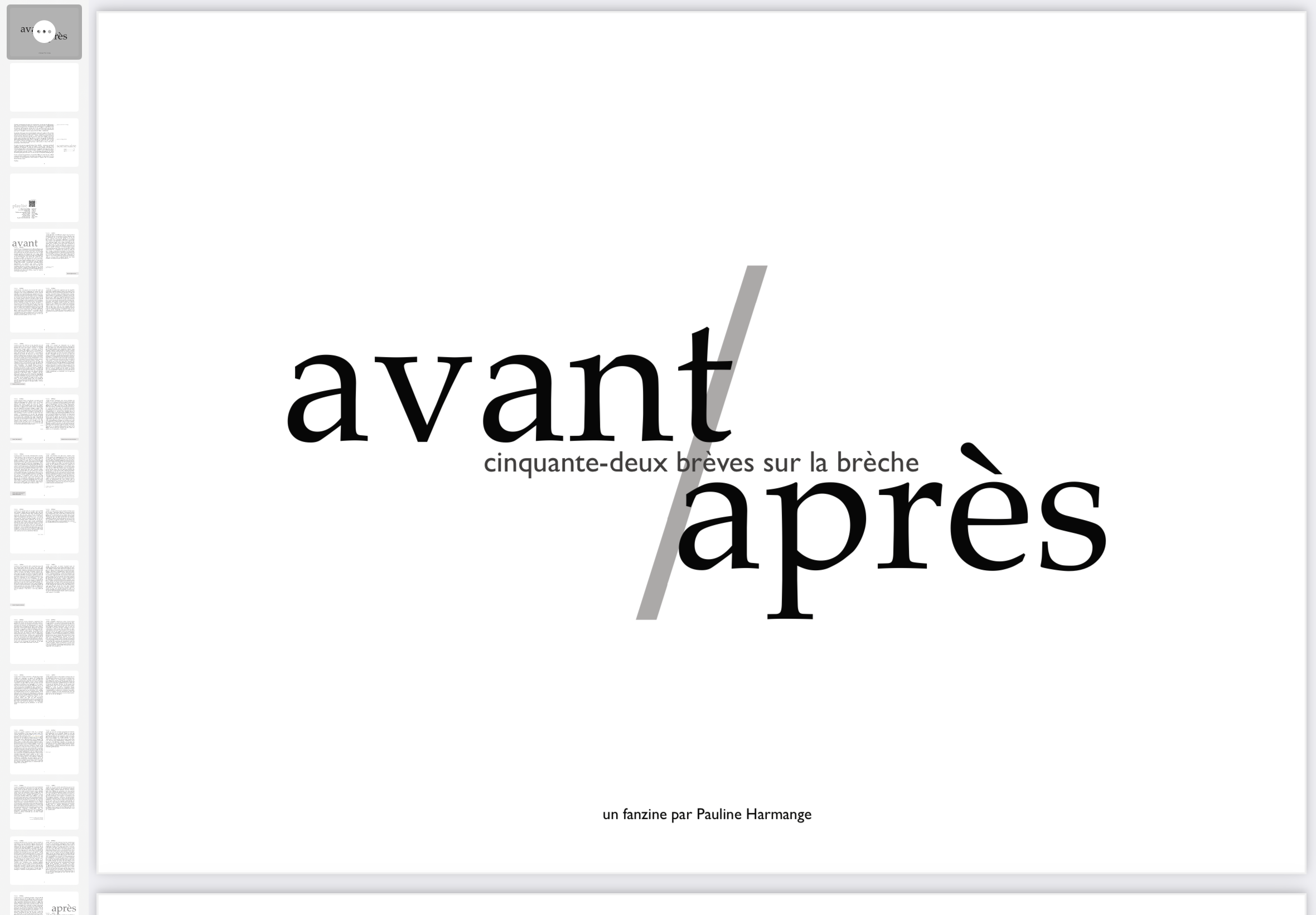 Finir et recommencer