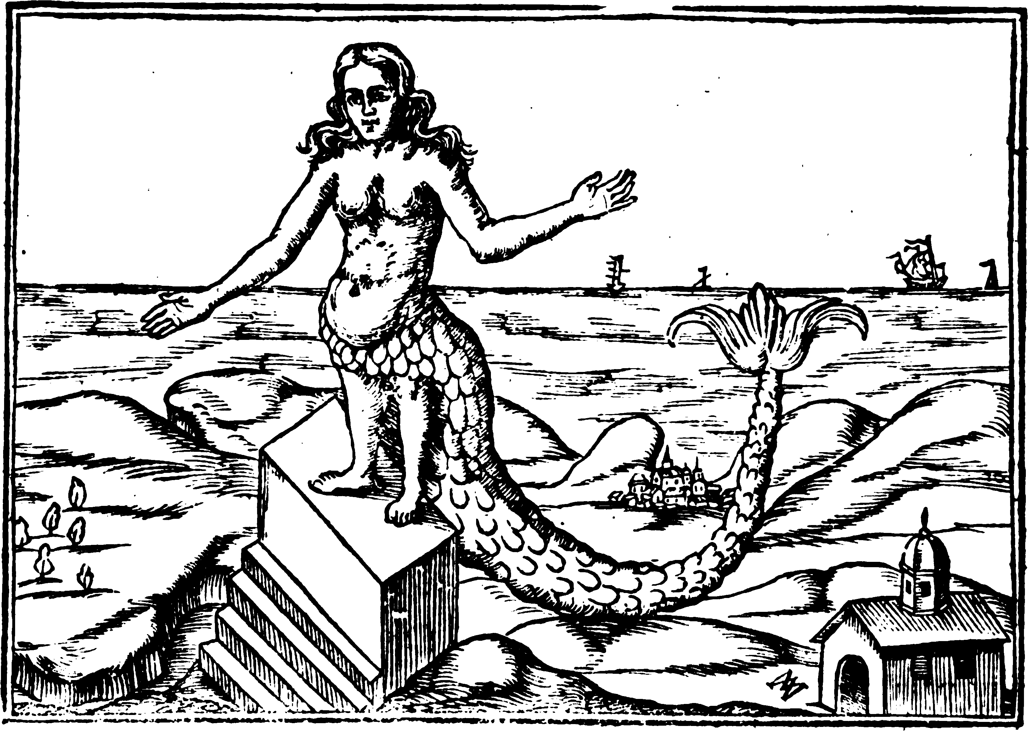 Atargatis, The First Mermaid - by Katrina Emery