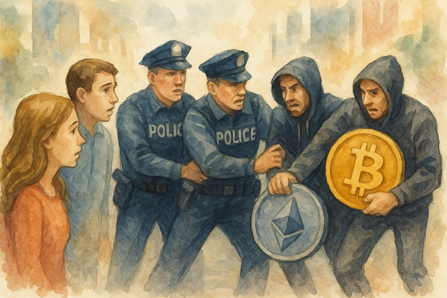 北韓加密貨幣駭客攻擊示意圖