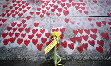 The National Covid Memorial Wall in London