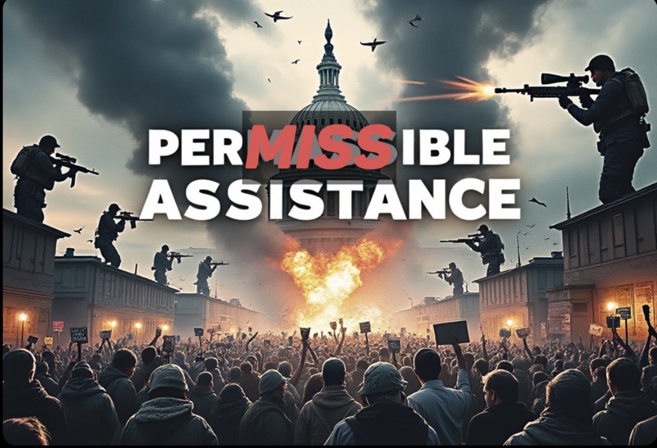Biden Initiates Permissible Assistance Slaughter Pen With "Lock Him Up"
