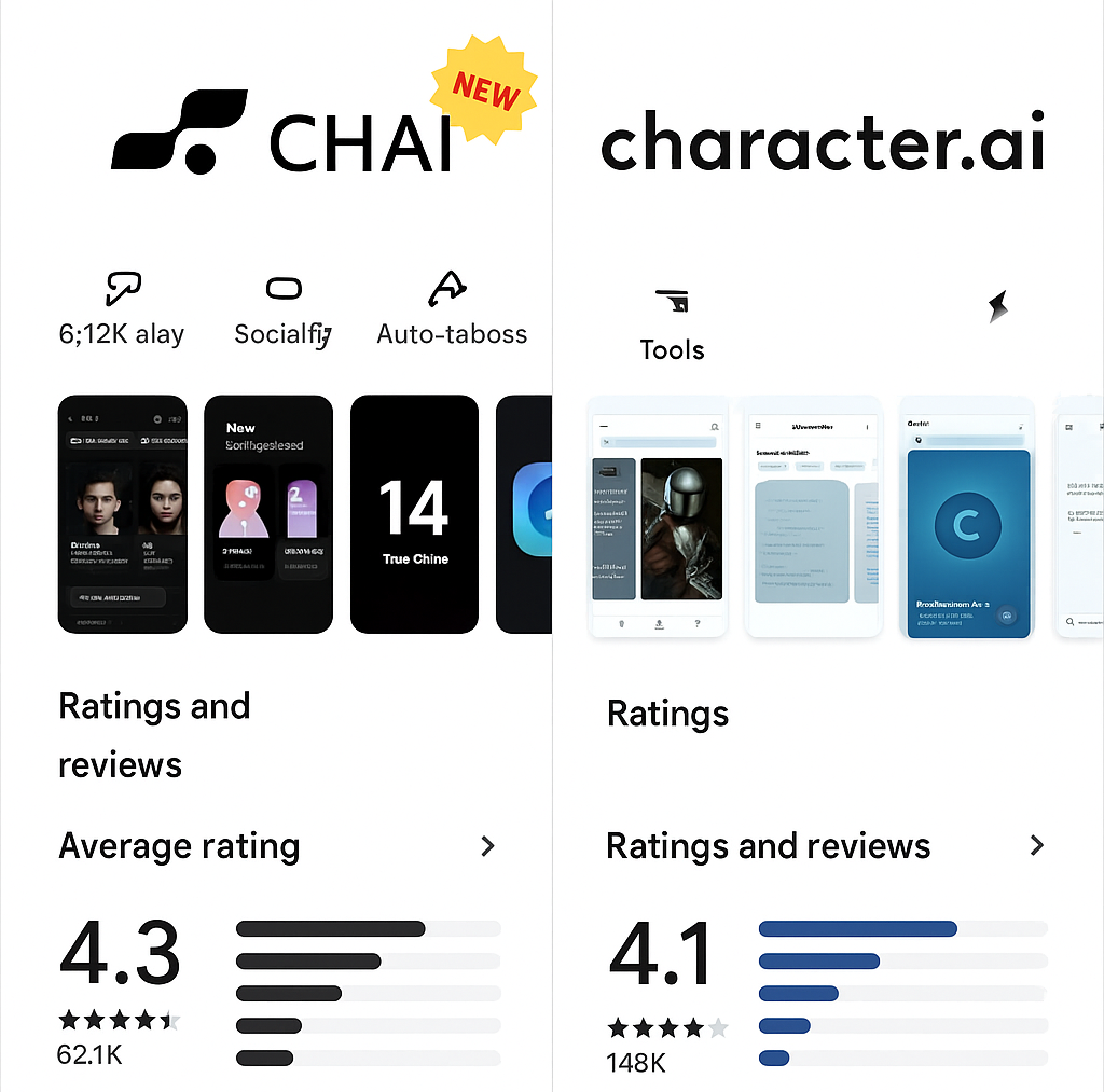 Unfiltered Wins: Why CHAI Just Surpassed Character.AI in Android Rating