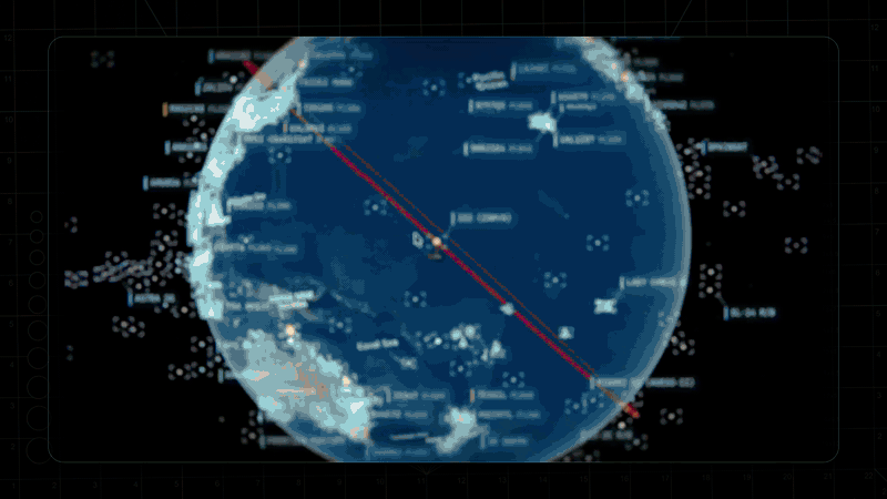 God's Eye View open-source reveal: a live 3D globe tracking aircraft, ships and satellites in real time