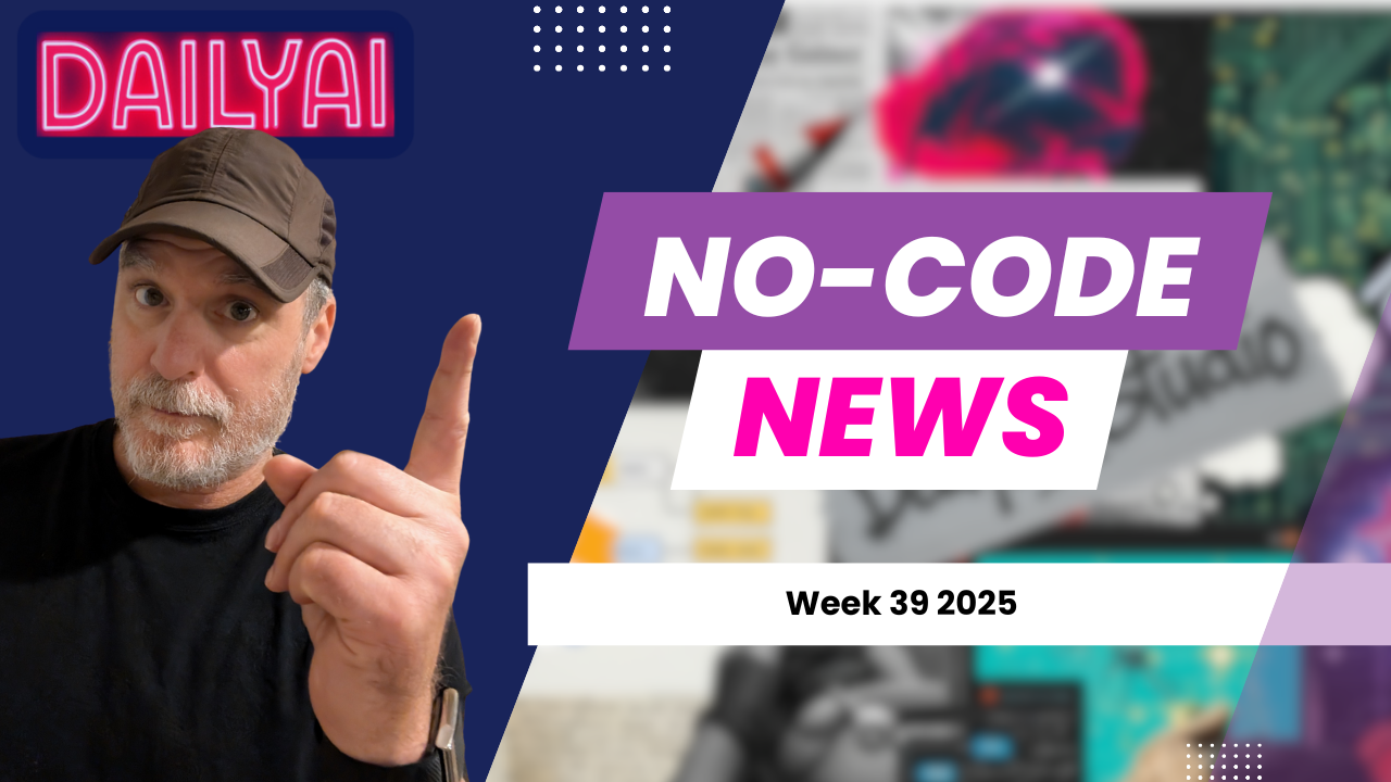 Preview image for Weekly No Code News Digest Week 39 2025