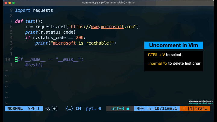 Best ways to comment in Vim - by Rashid Amiri - Vimology