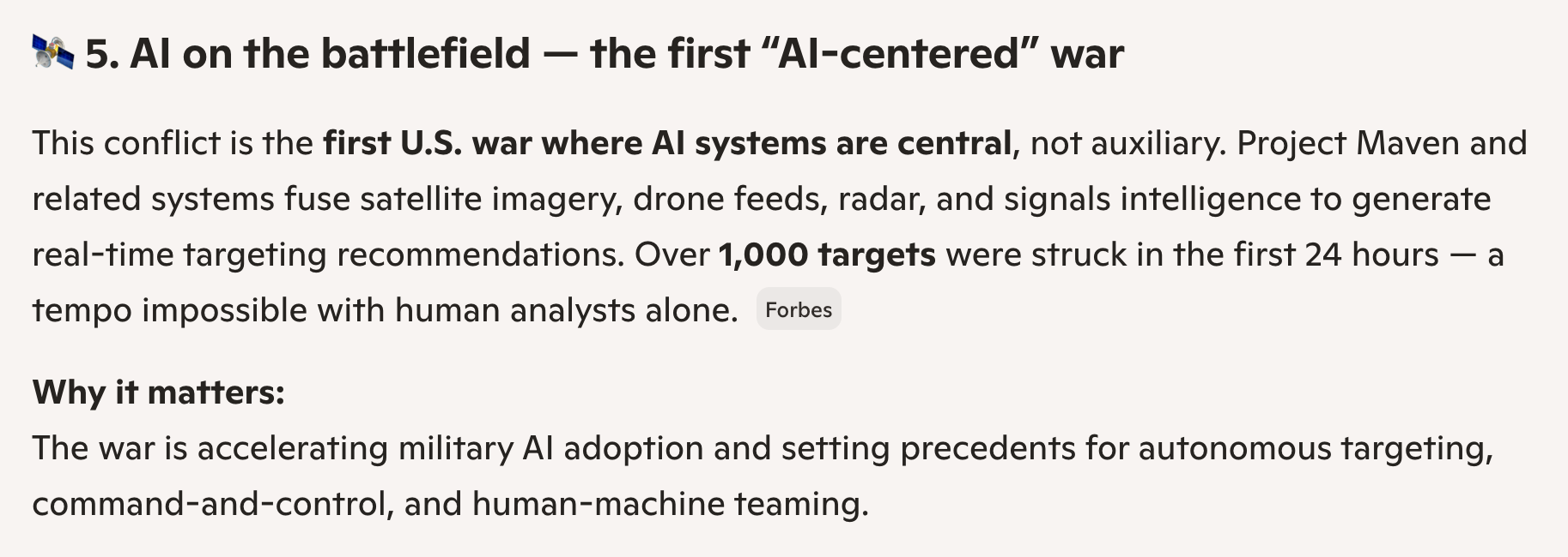 AI and the Iran war - by Bryan Alexander