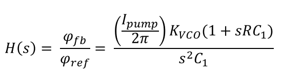 Open loop transfer function