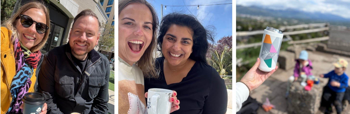 Some pics of me, Chandana, Chris, and our family enjoying the beautiful Salt Lake City mountains.