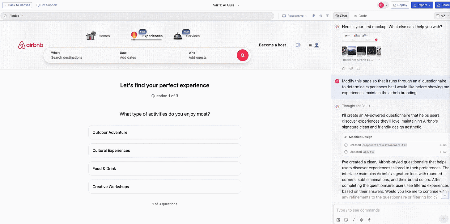 Image from How to get your entire team prototyping with AI