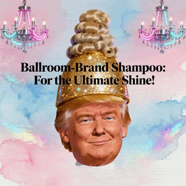 Magick Mica Trump parody art