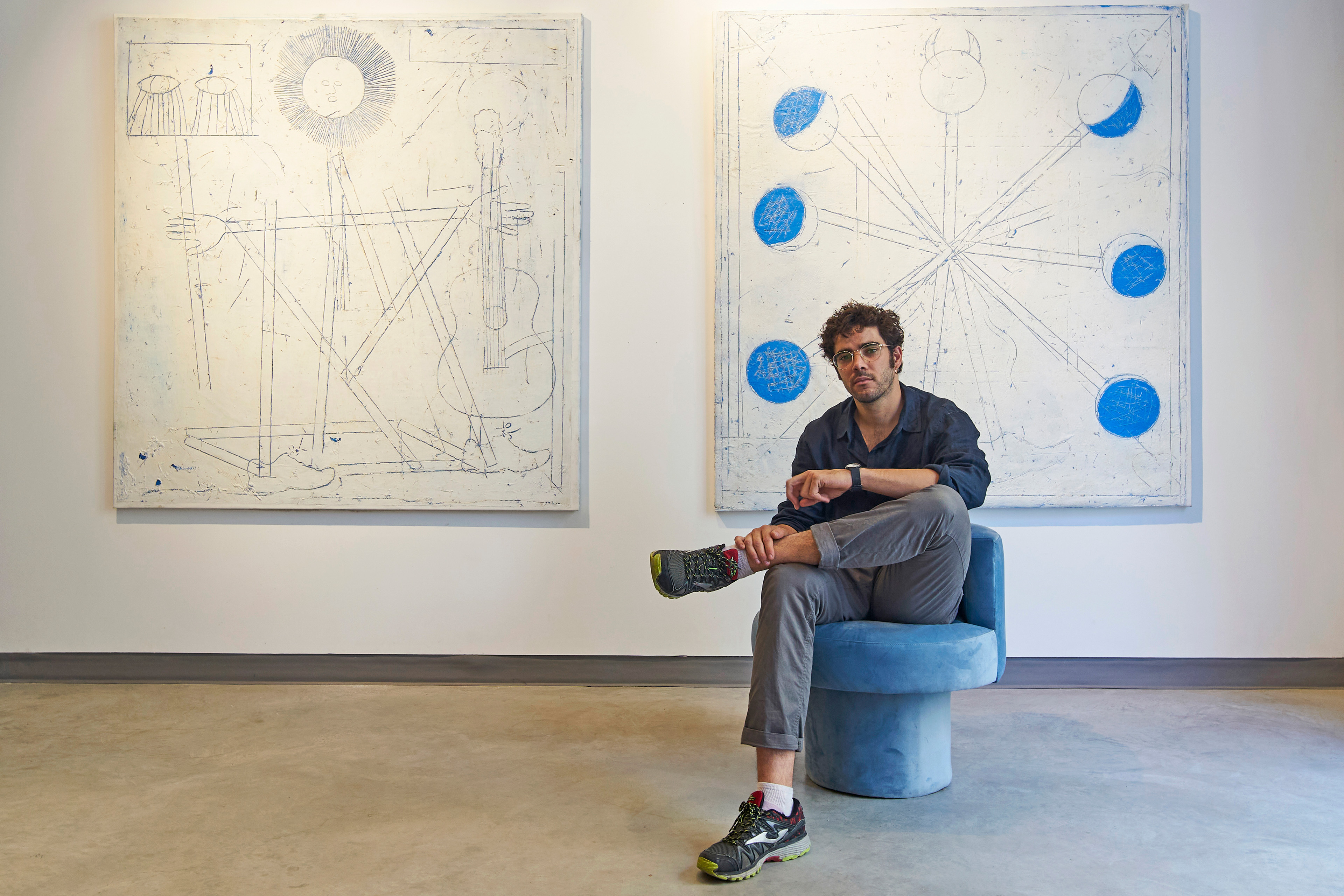 Eloy Arribas Scratches Into Wax Moulds to Make His Paintings