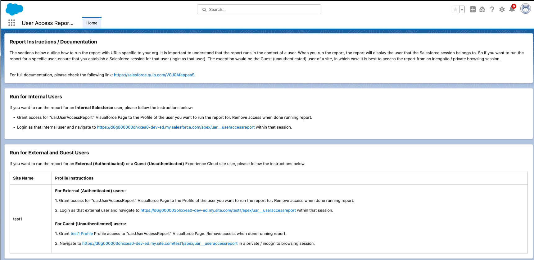 Authenticated and Guest User Access Report and Monitoring: Documentation